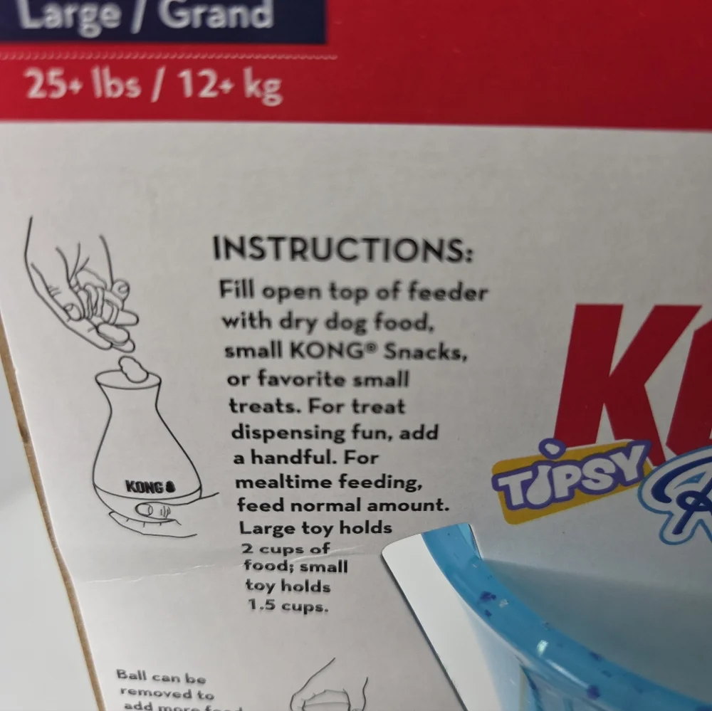 Kong Tipsy Rewards Food Treat Dispenser Challenge Toy